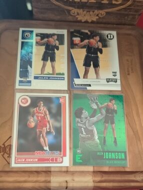 Jalen Johnson 4-Card Rookie Card Lot Duke Atlanta Hawks